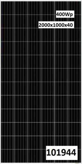 Solrn fotovoltaick panel 400W 2000x1000x40mm monokrystal - Kliknutm na obrzek zavete