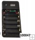 PowerBanka 6x 18650 nastavitelný výstup do 21V + USB, funkce UPS