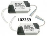 LED driver 3-5W (3)-9-18V 300mA konstantn proud