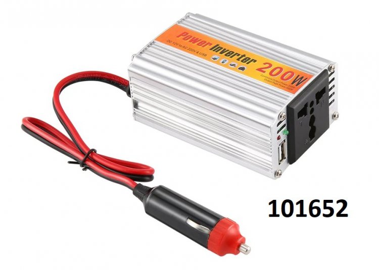 Mni invertor DC 12V na AC 230V modifikovan sinusovka 200W - Kliknutm na obrzek zavete