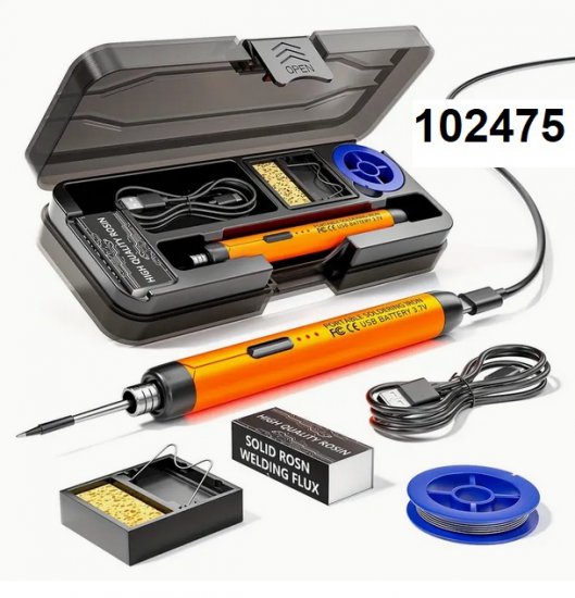 Pjka micro bateriov dobjec z USB SET - Kliknutm na obrzek zavete