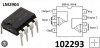 LM2904 (LM358 -40 - 125 st.C) DIP8 LM2904 (LM358 -40 - 125 st.C) DIP8