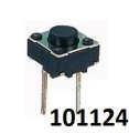 Spna micro do PCB 2-pinov dlka od 4,5 do 10 mm, 6x6 mm