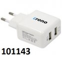 Nabjeka 230/USB 2 porty 2,4A 5V