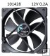 Ventiltor 140x140x25 Fractal DYNAMIC 12V 0,2A 3-pin