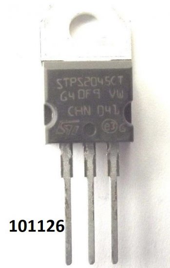 STPS2045CT dvojice rychlch diod do mni TO-220 TO220 - Kliknutm na obrzek zavete