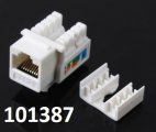 Zsuvka ethernet konektor do panelu RJ45 zlacen keystone