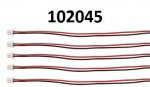 Konektor JST rozte 1.25mm 2pin kablk 20cm + samec do PCB