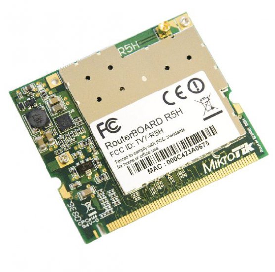 Karta miniPCI R5H - High Power bezdrtov karta 5 GHz - Kliknutm na obrzek zavete