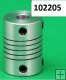 Spojka prun na krokov motor 10 / 10 mm 10x10