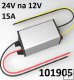 Měnič napětí pro naftové topení z 24V na 12V 15A Měnič napětí pro naftové topení z 24V na 12V 15A