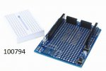 Arduino UNO shield s testovacm polem tlatky a LED