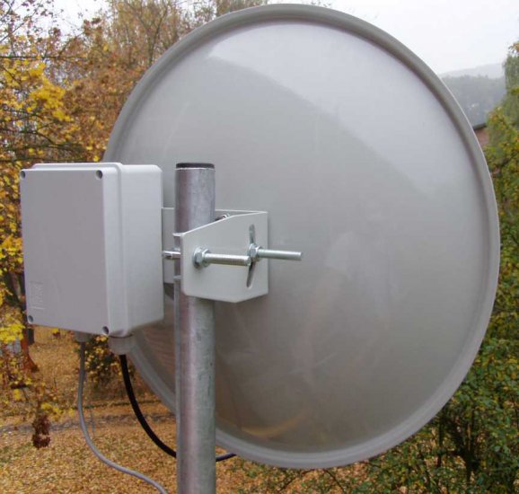 Antna 5GHz smrov parabolick 25dBi , box RB411 / RB711 / WS5 - Kliknutm na obrzek zavete