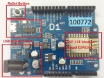 ARDUINO modul WIFI ESP8266 - WEMOS D1 ESP-12E