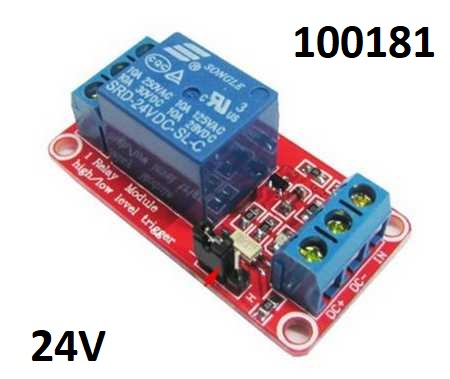 ARDUINO modul 230V/10A 1x rel cvka 24V opto-oddlen - Kliknutm na obrzek zavete