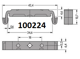 WAGO svorka na DIN litu plastov WAGO 209-120 na roubky - Kliknutm na obrzek zavete