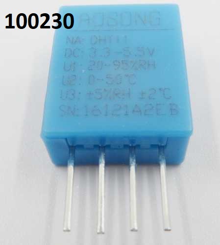 Senzor idlo teploty a vlhkosti DHT11 DTH11 modr bez PCB - Kliknutm na obrzek zavete