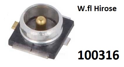 Konektor W.fl HIROSE na PCB SMT samec koaxiln - Kliknutm na obrzek zavete