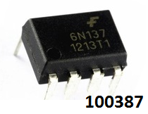 Optolen 6N137 DIL 8 pin - Kliknutm na obrzek zavete