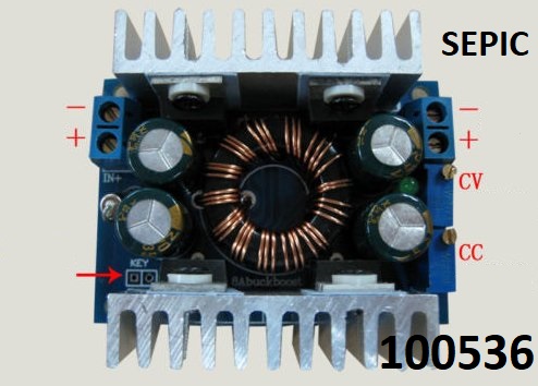 Mni step UP i DOWN SEPIC z 5-30V na 1,1-30V max. 10A CC CV - Kliknutm na obrzek zavete