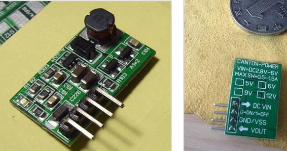 Mni step UP DC/DC 3-6V to 12V - Kliknutm na obrzek zavete