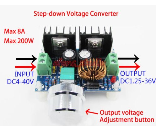 PWM regultor 4-40V 8A 0-100% PWM - Kliknutm na obrzek zavete