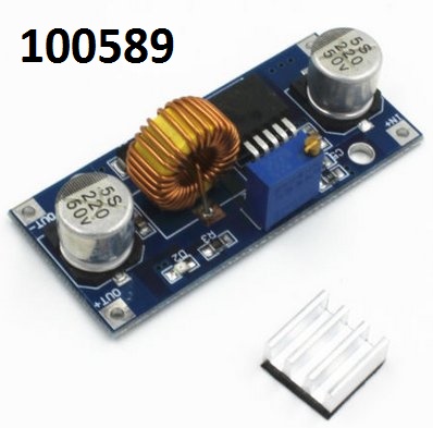 Mni step DOWN DC/DC 4-38V -> 1-36V 5A CV - Kliknutm na obrzek zavete