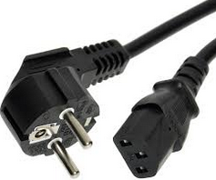 Kabel PC 230V lomen vidlice zakonen IEC320 / C13 - Kliknutm na obrzek zavete