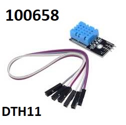 Senzor idlo teploty a vlhkosti DHT11 modr na PCB - Kliknutm na obrzek zavete