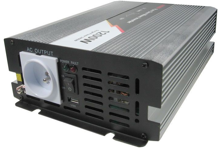 Mni invertor 12V na 230V ist sinusovka 1200W - Kliknutm na obrzek zavete