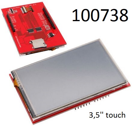 LCD 3,5" inch TFT dotykov display pro pm nasazen UNO / Mega - Kliknutm na obrzek zavete