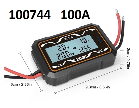 Mi DC spoteby LCD do 100A voltmetr amprmetr wattmetr - Kliknutm na obrzek zavete