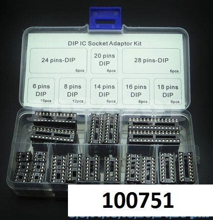 Boxovan sada patice DIP 66 ks 6 - 28 pin - Kliknutm na obrzek zavete