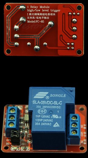 ARDUINO modul 230V/30A ovldn 5V opto-oddlen 1x rel - Kliknutm na obrzek zavete