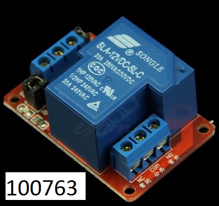 ARDUINO modul 230V/30A ovldn 12V opto-oddlen 1x rel - Kliknutm na obrzek zavete