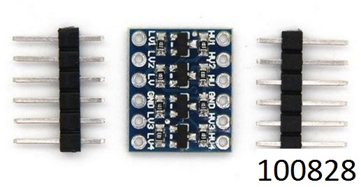 ARDUINO 4. kanlov I2C konvertor Bi-Directional I2C 5V 3,3V - Kliknutm na obrzek zavete