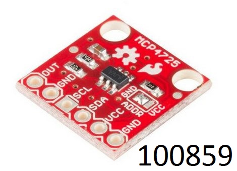 ARDUINO I2C pevodnk DAC 12bit 5,5V modul MCP4725 - Kliknutm na obrzek zavete