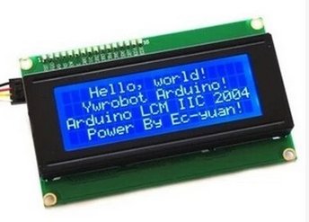 LCD 20x4 display znakov v. I2C 2004 modr - Kliknutm na obrzek zavete