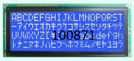 LCD 20x4 BIG display znakov I2C 2004 modr Micro,UNO,MEGA,DUE - Kliknutm na obrzek zavete