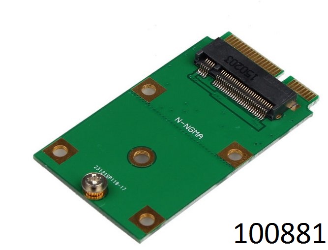 Redukce PCI-E na M.2 NGFF dlky 30 mm i 42mm SSD - Kliknutm na obrzek zavete