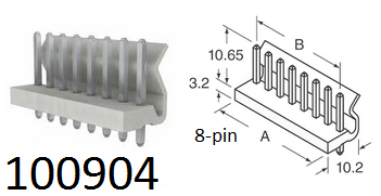 Konektor MOLEX 8 pin, rozte 3,96 mm, samec - Kliknutm na obrzek zavete