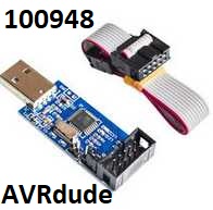 Programtor USB USBASP USBISP AVRdude ATMEL - Kliknutm na obrzek zavete