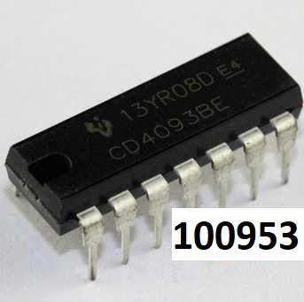 CD4093 CD4093BE 4093 CMOS 4x dual NAND Schmitt trigger - Kliknutm na obrzek zavete