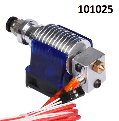 HOTEND kompletn: idlo top. tl. tryska 0,4 fan, fil 1,75 long - Kliknutm na obrzek zavete