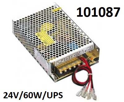 Zdroj zlohovan SC-60-24 230V 24V DC 60W s funkc UPS nabjeky - Kliknutm na obrzek zavete