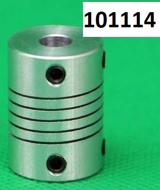 Spojka prun na krokov motor 5 / 10 mm - Kliknutm na obrzek zavete
