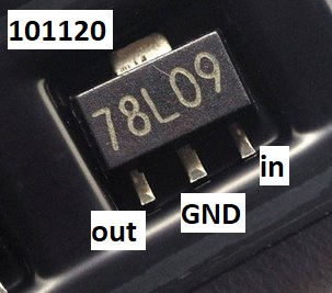 78L09 stabiliztor linern 9V SOT89 SOT-89 - Kliknutm na obrzek zavete