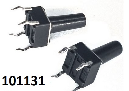 Spna micro do PCB 4-pinov dlka od 4,3 do 13 mm, 6x6 mm - Kliknutm na obrzek zavete