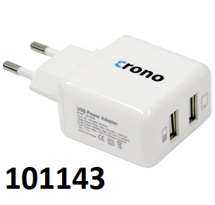 Nabjeka 230/USB 2 porty 2,4A 5V - Kliknutm na obrzek zavete