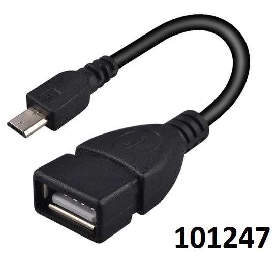 Kabel - redukce micro USB do USB - cca 12 cm - Kliknutm na obrzek zavete